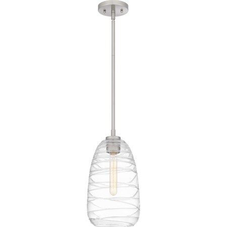 Quoizel Piccolo Pendant Mini Pendant 1 Light Brushed Nickel QPP6165BN